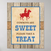 Cowboys zijn zo mooi, alsjeblieft, pak een Treat S Poster (Voorkant)