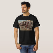  cowboys, zonder dat CM Russell het wist T-shirt (Voorkant volledig)