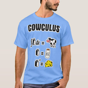 Cowculus Wiskunde Cowculus Melkkaas T-shirt