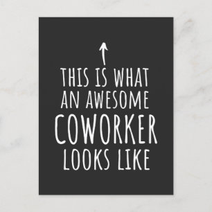 Cowerker Gift, Cowerker Mok, Geweldige Medewerker Feestdagenkaart