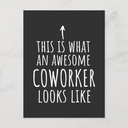 Cowerker Gift, Cowerker Mok, Geweldige Medewerker Feestdagenkaart (Voorkant)