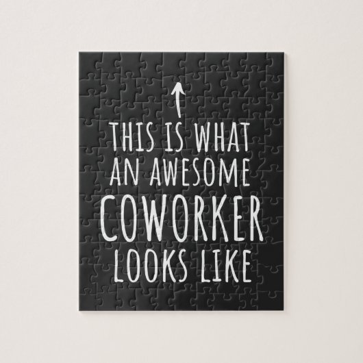 Cowerker Gift, Cowerker Mok, Geweldige Medewerker Legpuzzel (Verticaal)