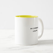 Cowerker Valentijn Gift, Fun Two-Toned Koffee Mok (Voorkant rechts)