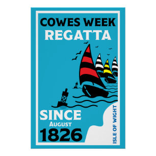 Cowes Isle of White Yacht Regatta Perfect Poster