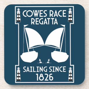 Cowes Isle of Wight Yacht Regatta Bier Onderzetter