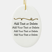 Cowgirl2 Keramisch Ornament (Achterkant)