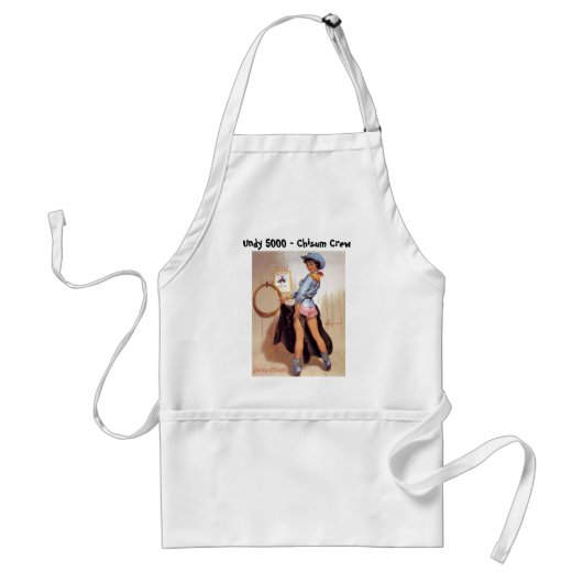 Cowgirl apron standaard schort (Voorkant)