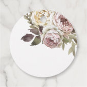 Cowgirl Baby shower Dank je Label (Achterkant)