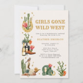 Cowgirl Bachelorette Kaart (Voorkant)