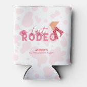 Cowgirl Bachelorette Party Laatste Rodeo Favor Blikjeskoeler (Voorkant)