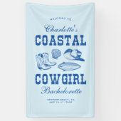 Cowgirl Bachelorette Weekend Spandoek (Verticaal)