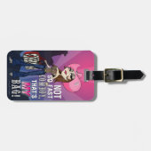 Cowgirl Bagagelabel - Brunette (Voorkant horizontaal)