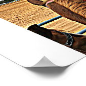 Cowgirl Barrel Racer Motivational Citation Poster (Coin)