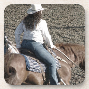 Cowgirl Bier Onderzetter