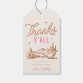 Cowgirl Birthday Favoriser les étiquettes (Devant)