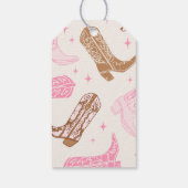 Cowgirl Birthday Favoriser les étiquettes (Dos)