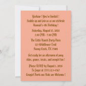 Cowgirl Birthday Invitation (Dos)
