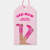 Cowgirl Boots Custom Personalized Cadeaulabel (Voorkant)