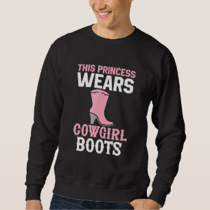 Cowgirl Boots, dames prinses Trui
