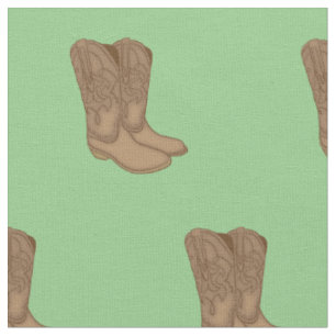 Cowgirl Boots Soft Green Baby Room Decor Stof