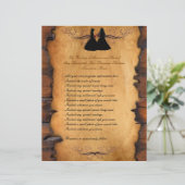 Cowgirl Brides Custom Lesbian Wedding Programs (Staand voorkant)