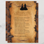 Cowgirl Brides Custom Lesbian Wedding Programs (Voorkant / Achterkant)