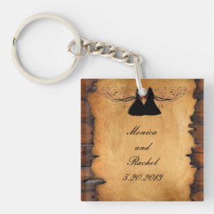 Cowgirl Brides Custom Wedding Sleutelhanger Favors