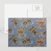 Cowgirl Bronc Rider Briefkaart (Voorkant / Achterkant)