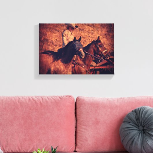 Cowgirl Canvas Afdruk (Insitu (Woonkamer))