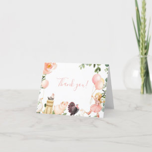 Cowgirl Carte de remerciements