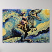 Cowgirl Comet - Céleste Dino Ride Poster (Recto)