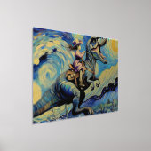 Cowgirl Comet - Celestial Dino Ride Poster (Laagn)