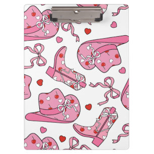 Cowgirl Coquette Pink Klembord