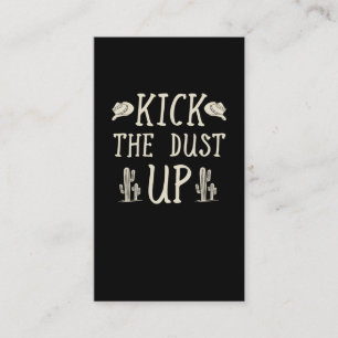 Cowgirl Cowboy Westerne country Music Lover Visitekaartje