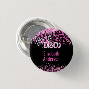 Cowgirl Disco Meisje-afscheid Laatste Rit Rodeo Ronde Button 3,2 Cm
