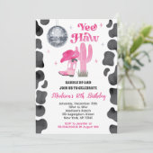 Cowgirl Disco Rodéo Occidentale Invitations d'anni (Debout devant)