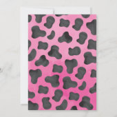 Cowgirl Disco Rodéo Occidentale Invitations d'anni (Dos)