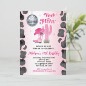 Cowgirl Disco Rodéo Occidentale Invitations d'anni (Debout devant)