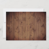 Cowgirl en Cowboy Cookout/BBQ Uitnodiging (Achterkant)