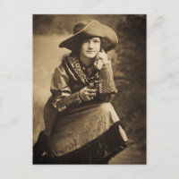 Cowgirl en haar Six Shooter 