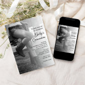 Cowgirl Fence Barn Party Quinceañera Invitation