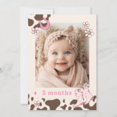 Cowgirl First Rodeo Photo carte mensuelle (Devant)