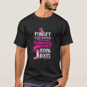 Cowgirl Funny Cowgirl Riding Boots Cowgirl T-shirt
