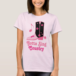 Cowgirl Gotta Sing Country Gift T-shirt