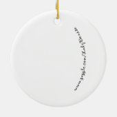 COWGIRL "Hair Diva" Keramisch Ornament (Achterkant)