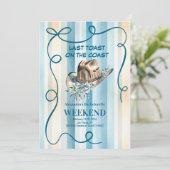 Cowgirl in Sunset Stripes Kaart (Staand voorkant)