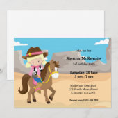 Cowgirl Kaart (Voorkant / Achterkant)