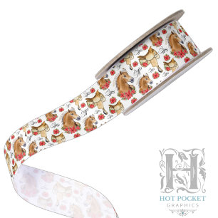Cowgirl Kerst Satijnen Lint