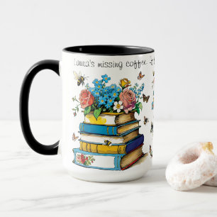Cowgirl Laarzen & Boeken met Bijen & Vlinders Mok