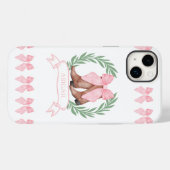 Cowgirl laarzen en roze bogen gepersonaliseerd Case-Mate iPhone case (Achterkant (horizontaal))